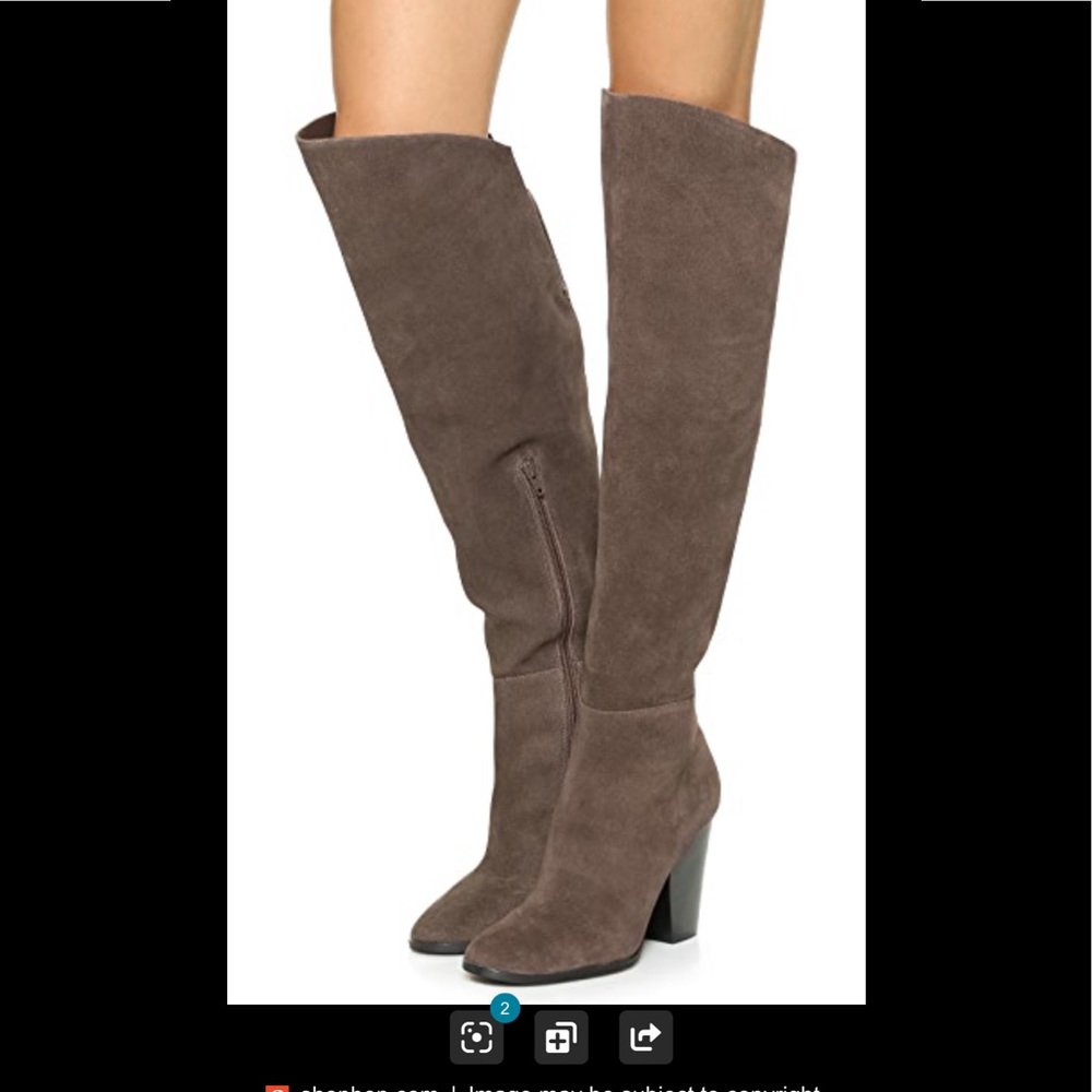 Steven preowned no box or dust bag over the knee suede boots
